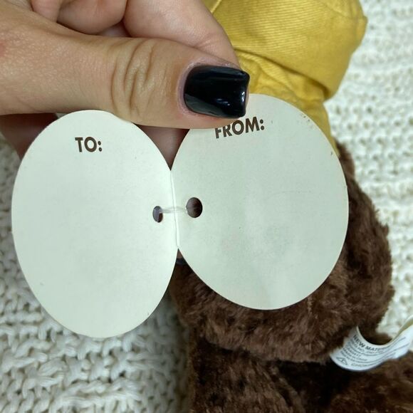 NWT The Postcard Factory Souvenir Bear 8” Stuffed Animal - Picture 5 of 13